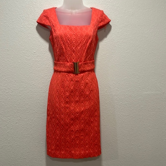 Kay Unger Dresses & Skirts - Kay Unger Watermelon Red Dress Size 6